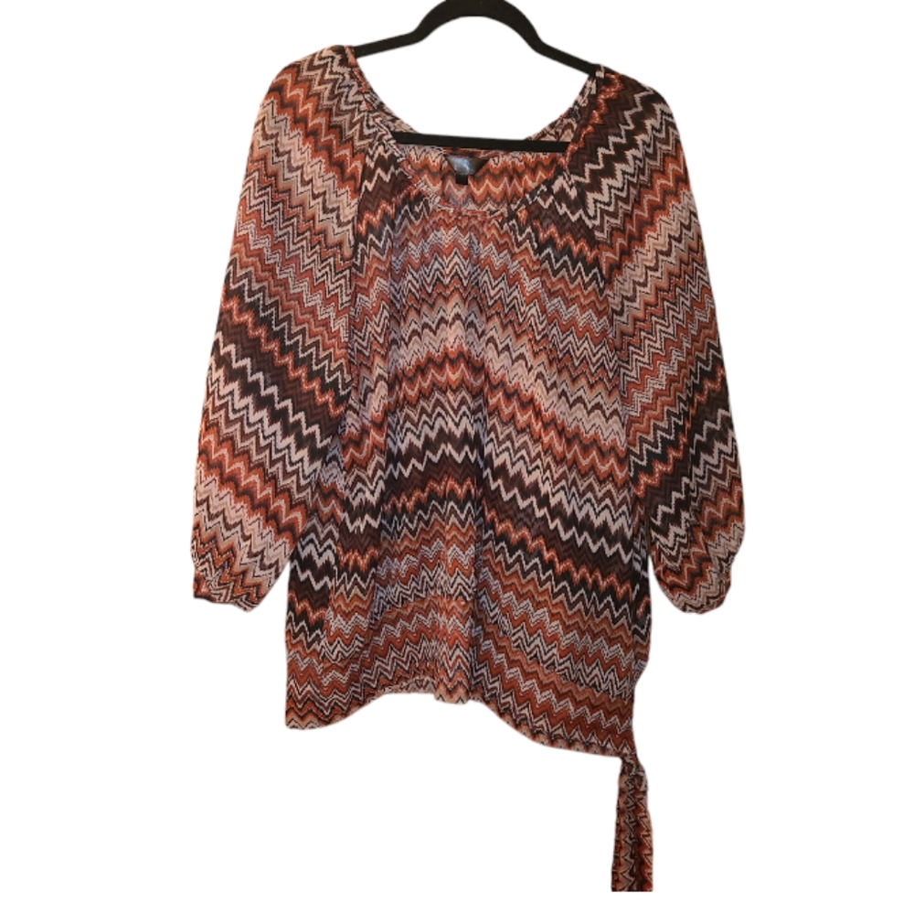 Longsleeve Multicolored Blouse